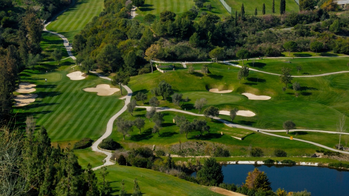 'Landscape of golf course in Marbella, Andalusia, Spain' - Andalusia