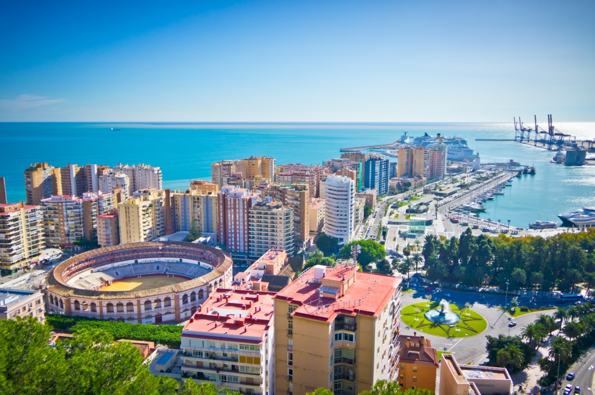 'Beautiful view of Malaga city, Spain' - Andalusia