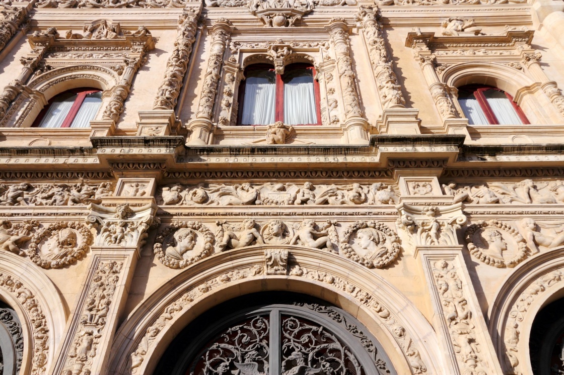 Seville, Spain - famous city hall. Spanish landmark.